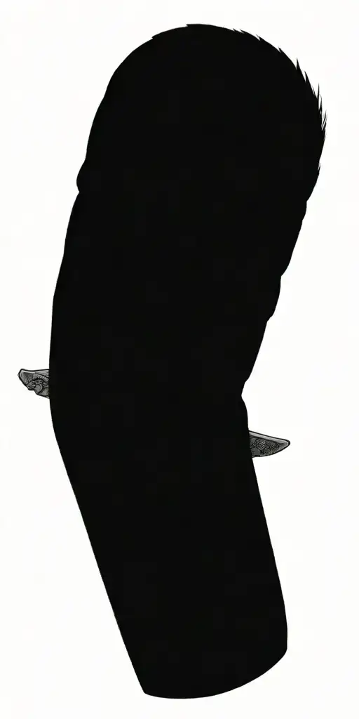 samurai and dragon tattoo design idea