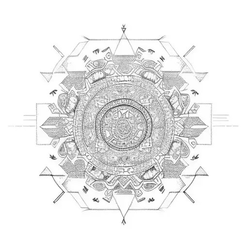 Ukrainian ornament  tattoo design idea