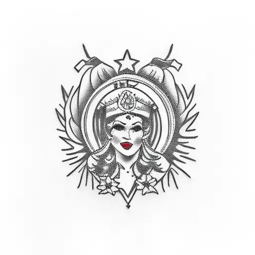 Ukrainian ornament  tattoo design idea