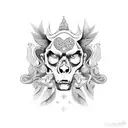 Ukrainian ornament  tattoo design idea