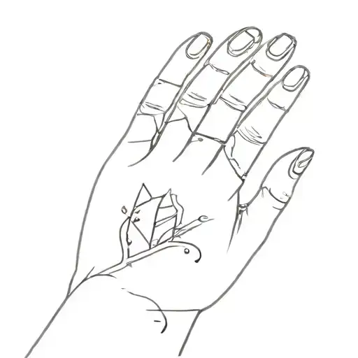 tattoo on right hand. joint tattoo, there is smoke coming from the tip of the joint, making a cool pattern on fingers tattoo design idea
