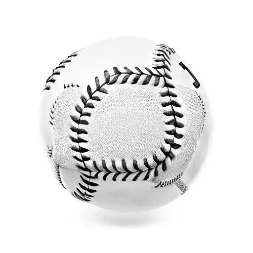 money and baseball tattoo design idea