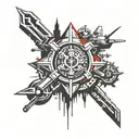 search and rescue tattoo design idea