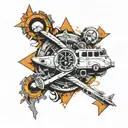 search and rescue tattoo design idea
