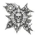 search and rescue tattoo design idea