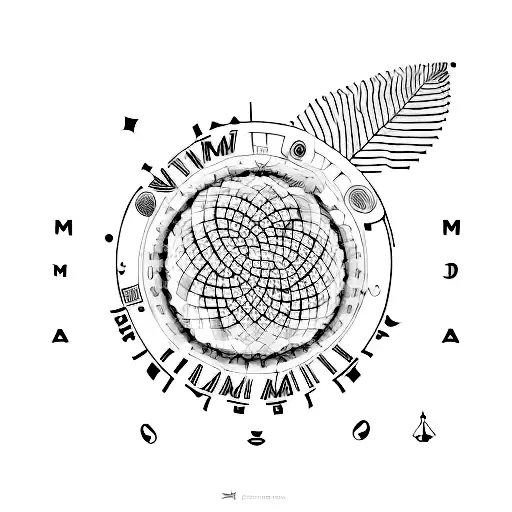 ano de nascimento dos membros da minha família: pai - 1975, mãe - 1979, irmão - 1997, irmã - 2006, eu - 2003 tattoo design idea