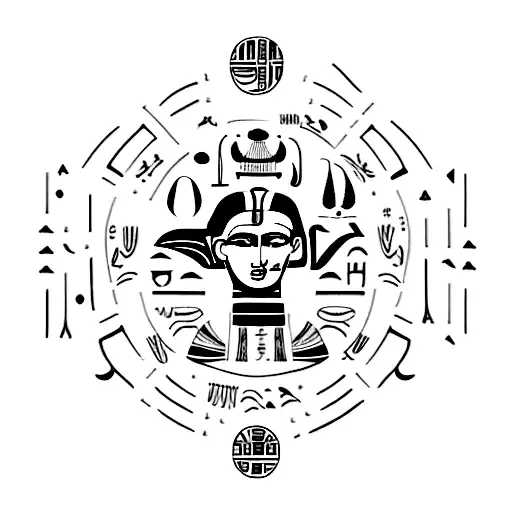 hieroglyphs, egypt tattoo design idea