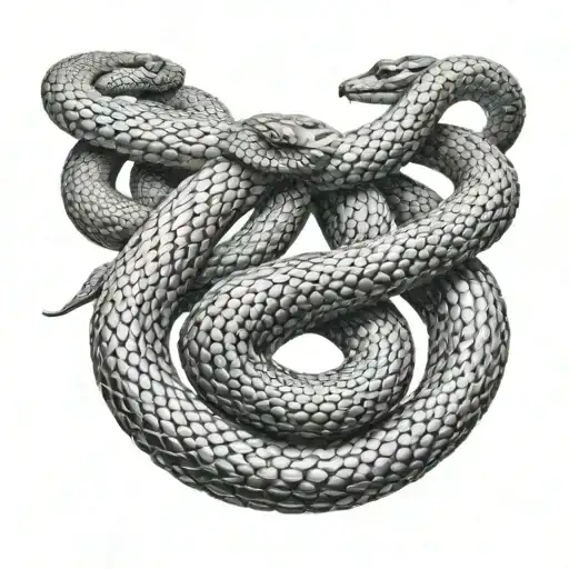 cool snake shape on the back with scales going up to the arms and hands. tattoo design idea
