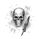 Grim Reaper tattoo design idea