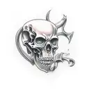 Grim Reaper tattoo design idea