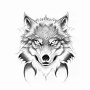 Madara wolf tattoo design idea