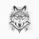 Madara wolf tattoo design idea