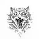 Madara wolf tattoo design idea