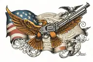constitution 2nd amendment tattoo design idea
