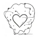 heartbreak tattoo design idea