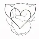 heartbreak tattoo design idea