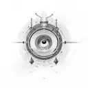 quasar tattoo design idea