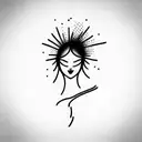 go with the flow tattoo design idea