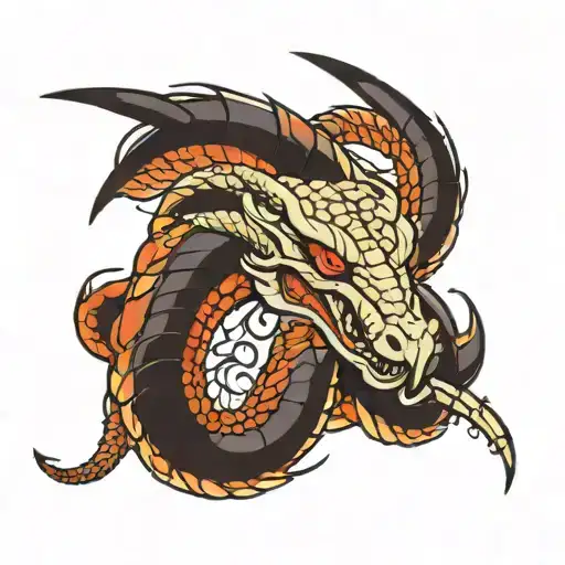 just the words viper tattoo design idea