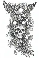 Pearl Jam Band tattoo design idea