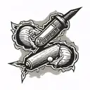 Pearl Jam Band aids on bottom tattoo design idea