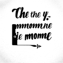 Arrange the phrase Enjoy The Moment, in a unique font tattoo design idea
