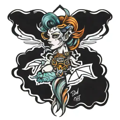 DASH LIFELINE tattoo design idea