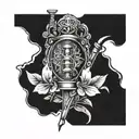 DASH LIFELINE tattoo design idea