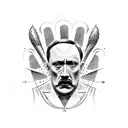 adolphe Hitler tattoo design idea