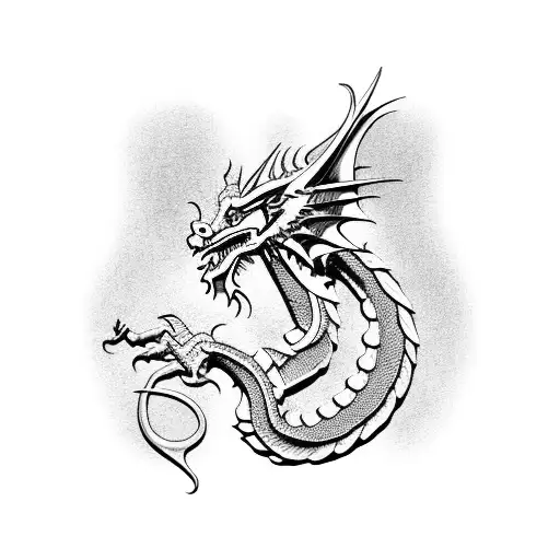 welsh dragon tattoo design idea