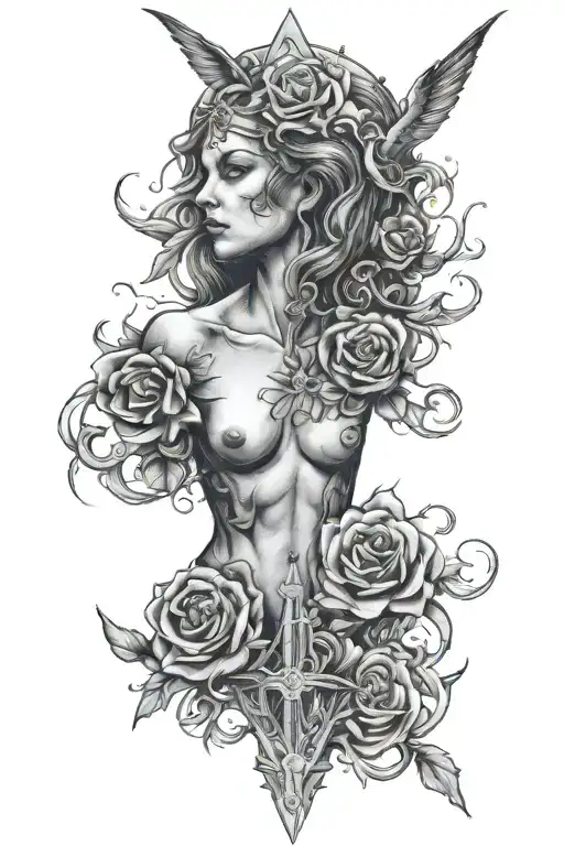 Only God Can Judge Me tattoo design idea