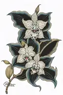 only god can judge me 1 of 1 blue orchid tattoo design idea
