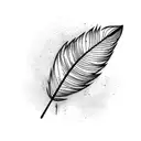a broken feather falling into water with birds coming from it  tattoo design idea