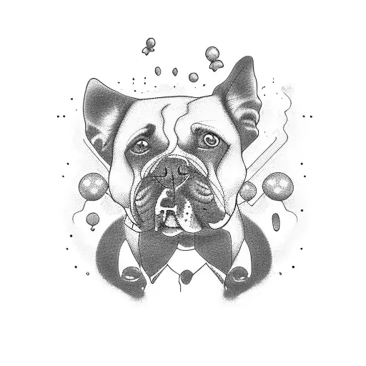 clover, Max the dog and Dexter the dog  tattoo design idea