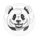 panda tattoo design idea