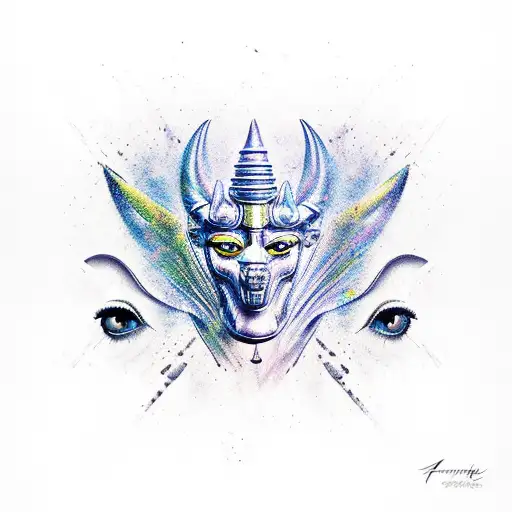 Anubis tattoo design idea