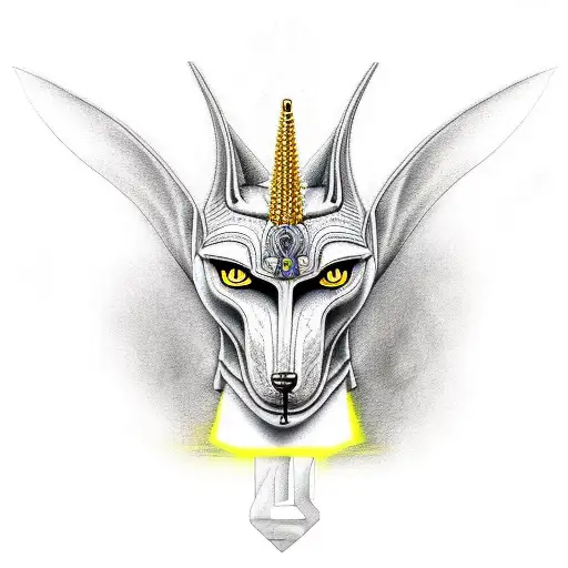 Anubis tattoo design idea