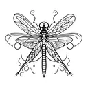 Dragonfly tattoo design idea