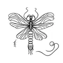 Dragonfly tattoo design idea