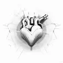 heart attack, motercycle accident, wheelchair tattoo design idea