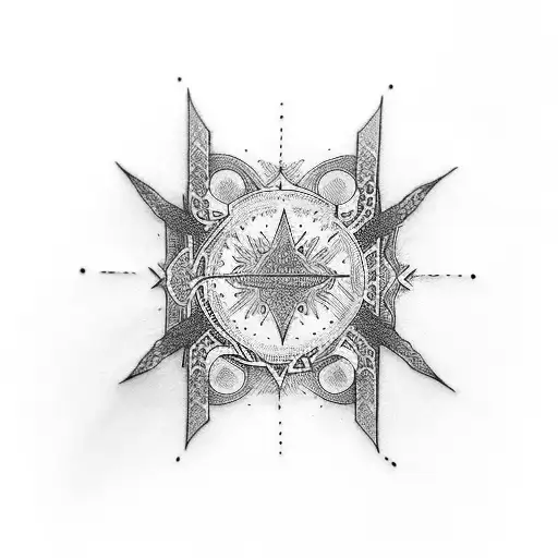 occult tattoo design idea