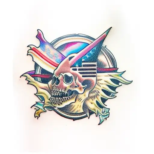 juice wrld abyss tattoo design idea