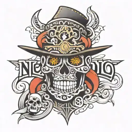 Mexican cholo letters style tattoo design idea