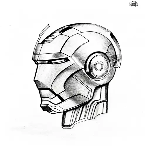 Ironman  tattoo design idea