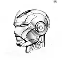 Ironman  tattoo design idea