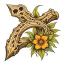 driftwood tattoo design idea