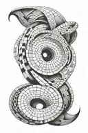 escher mobius strip tattoo design idea