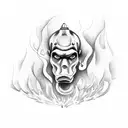 Fire Fighter tattoo design idea