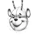 winni the pooh tattoo design idea