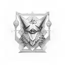 illuminati  tattoo design idea